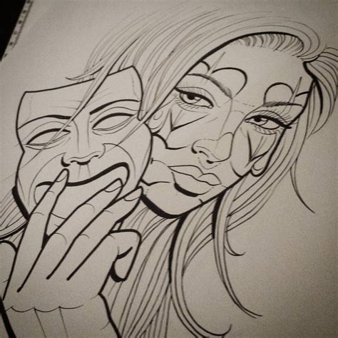 Smile Now Cry Later Tattoo Drawing Milovr
