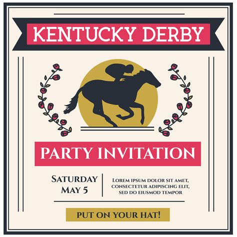 Derby Invitation Template