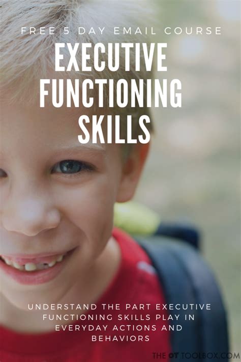 Executive Functioning Skills Course The Ot Toolbox