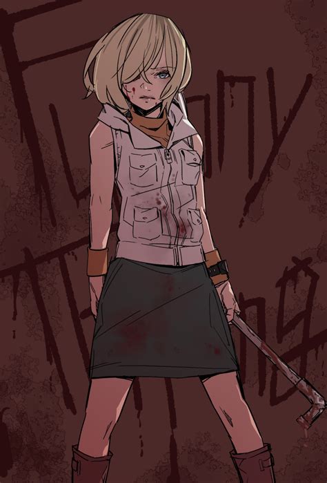 Kawayabug Heather Mason Silent Hill Series Silent Hill 3 Highres 1girl Bare Shoulders