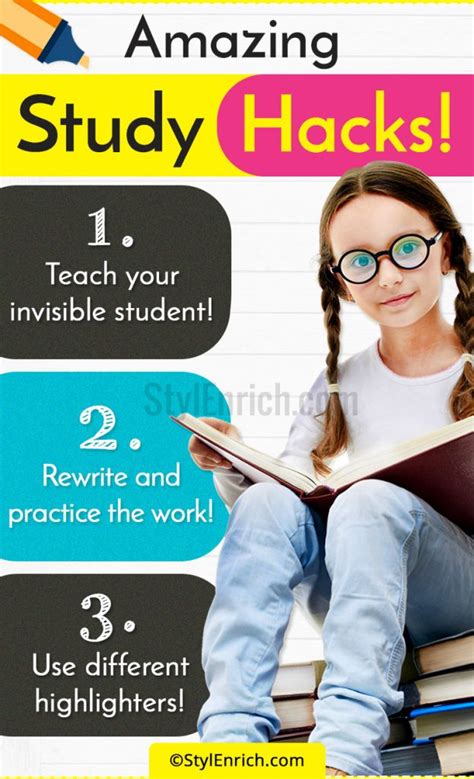 Study Hacks Amazing Study Techniques Every Student Must Know