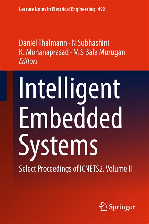 Intelligent Embedded Systems Ebook Ellibs Ebookstore