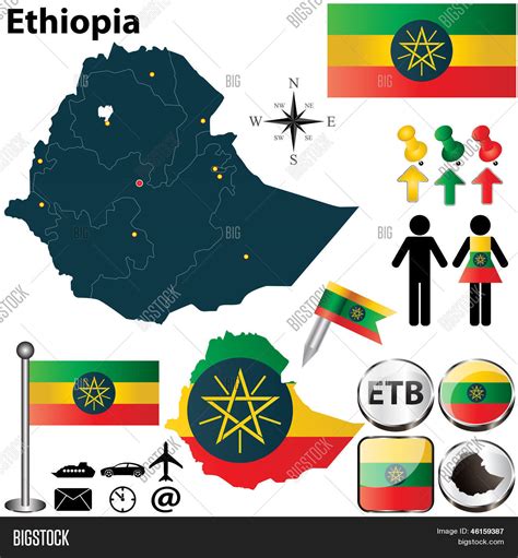 Map Ethiopia Vector And Photo Free Trial Bigstock
