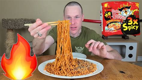 Samyang 3x Spicy Nuclear Fire Noodles Challenge YouTube