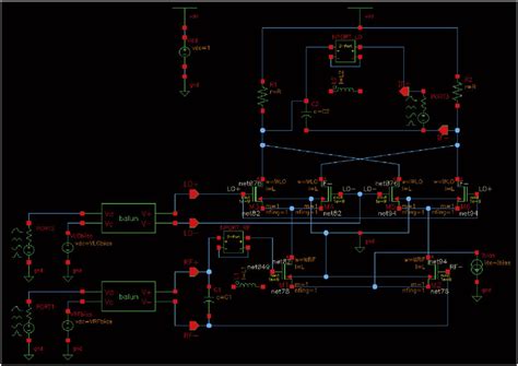 Schematic Design Of Double Balanced Mixer Download Scientific Diagram