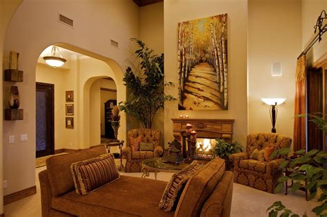 This living room is also a good blueprint for small space decorating. Tuscan Decor for Your Interior Design