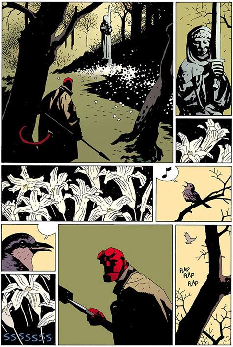One Of My Favorite Hellboy Pages One Of Many Comic Book Pages Comic