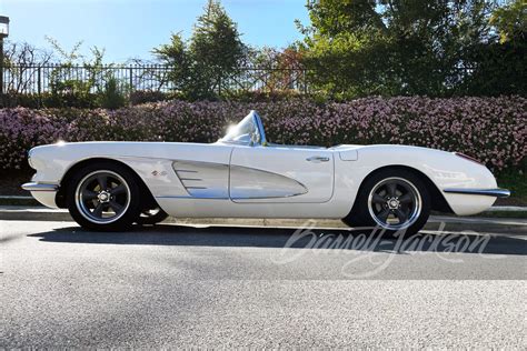 Lot 458 1958 Chevrolet Corvette Custom Topless Roadster Barrett Jackson