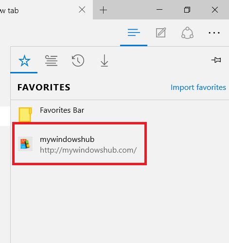 How To Backup And Restore Microsoft Edge Favorites In Windows 10