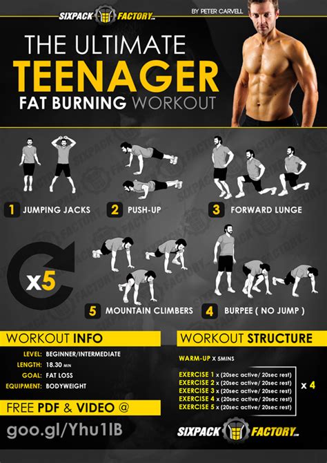 The Best Teens Fat Burning Workout Ever Sixpackfactory