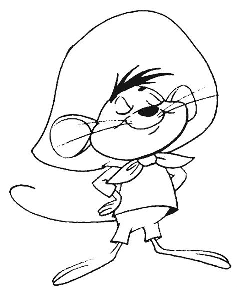 Dibujo De Speedy Gonzales Para Colorear Y Pintar