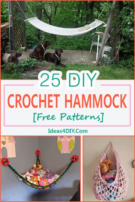 25 Diy Crochet Hammock Free Patterns Crochet Hammock Crochet Hammock