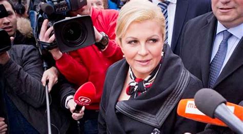 Grabar Kitarovic Elected Croatias First Female President The Indian