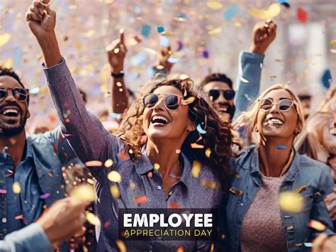 Premium Psd Happy Employee Appreciation Day Celebrating Background