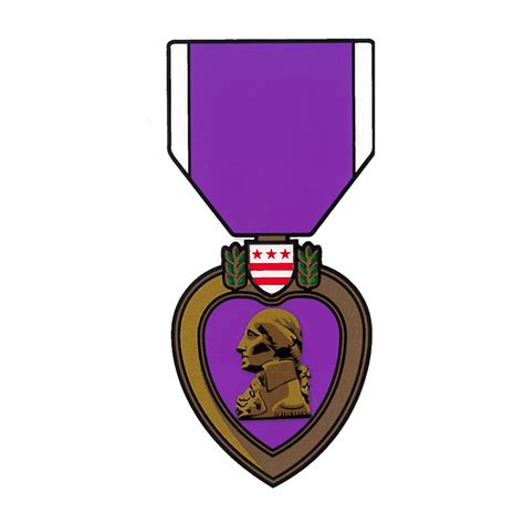 Purple Heart Medal Vector At Getdrawings Free Download