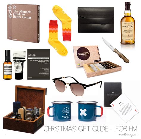 Here are a few cute gift ideas to keep in mind. Christmas Gift Guide - For Him
