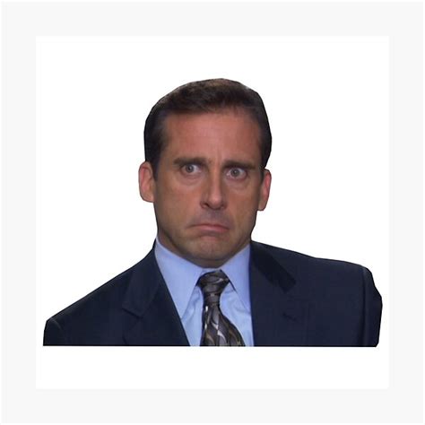 The Office Michael Scott Funny Face Photographic Print For Sale By