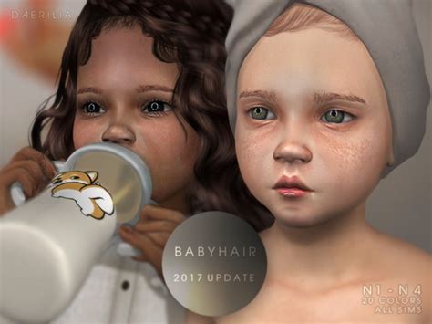 My Sims 4 Blog Baby Hairs By Daerilia