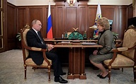 Meeting with Federation Council Speaker Valentina Matviyenko ...