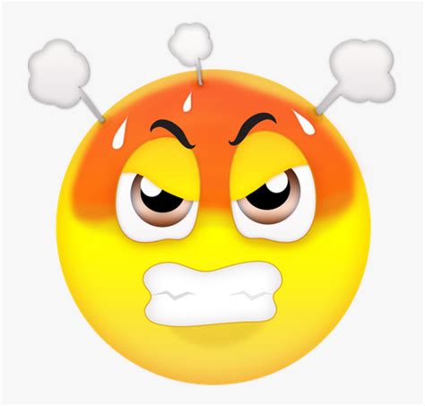 Emoji Anger Clip Art Transparent Background Angry Emoji