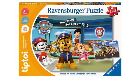 Ravensburger Tiptoi Puzzle Puzzle Für Kleine Entdecker Paw Patrol