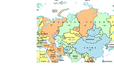 Russia Time Zones Russia Current Time