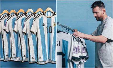 ¡una Millonada Subastarán Camisetas Utilizadas Por Messi En El Mundial