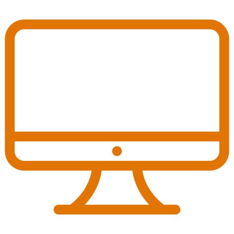 Computer Icon Png Symbol Orange