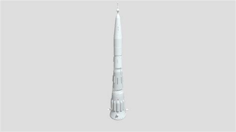 N1 Rocket Download Free 3d Model By Soviet Model Magic Mckadefasel