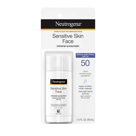 Buy Neutrogena Face Sunscreen For Sensitive Skin From Naturally Sourced