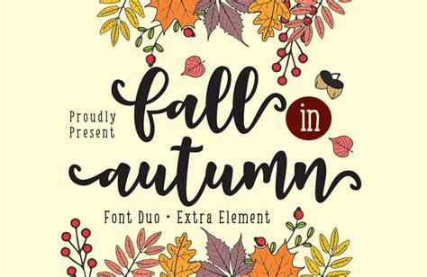 Fall In Autumn Font