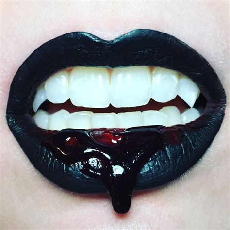 Vampire Lip Art By Lauren Hubbard Lip Art Vampire Lips Lip Colors