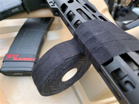 Tactical Tape For Enhanced Firearm Grip Rifle Cable Management And
