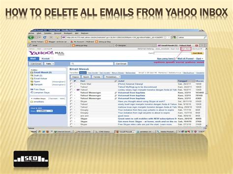 Ppt How To Delete All Emailsmessages From Yahoo Inbox Powerpoint