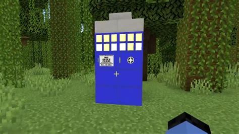 Minecraft Player Builds Tardis From Doctor Who