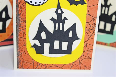Set Of 3 Haunted Mansion Cards Halloween Card Set Spooky Halloween