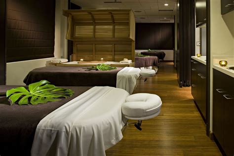 Dark And Light Wood Pops Of Green Life With Images Spa Room Decor Massage Room Massage