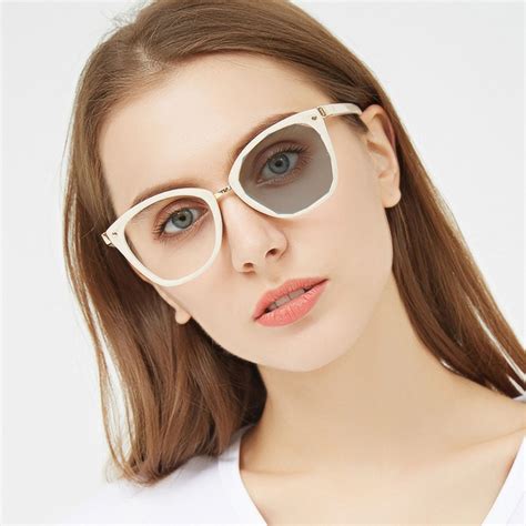 Women Progressive Multifocal Glasses Transition Sunglasses Photochromic