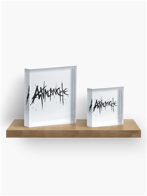 Final Fantasy® Vii Remake Avalanche Logo Black Acrylic Block