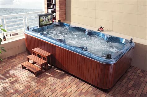 Hs S04x 158 Inch Length Chinese 8 Person Outdoor Spas Hot Tubs Pools