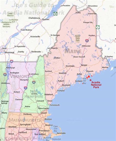 Joes Guide To Acadia National Park Acadia 101 Introduction To