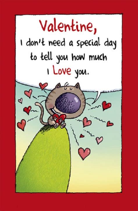 Valentine I Dont Need A Special Day Naughty Valentines Day Card