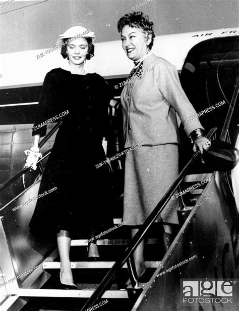 june 29 1954 rome italy american actress gloria swanson arriving at the airport in rome