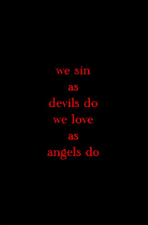 we sin as devils do we love as angels do on we heart it red aesthetic grunge devil aesthetic