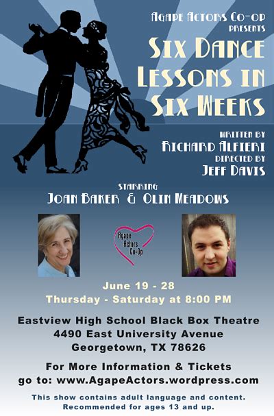 Six Dance Lessons In Six Weeks Ctx Live Theatre