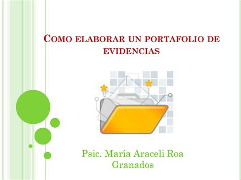 Manual Para Elaborar Un Portafolios De Evidencias Por