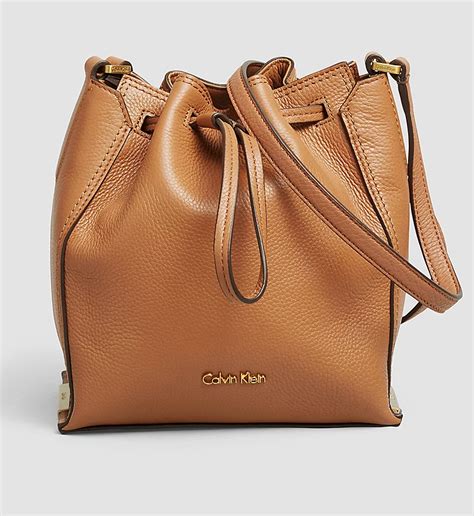 Leather Bucket Bag Calvin Klein® K60k602489
