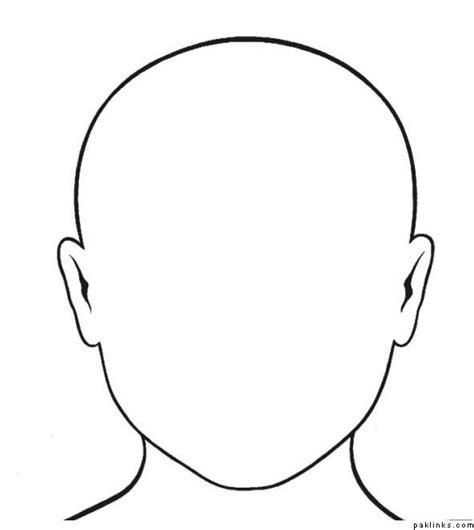 Face Template Person Template Face Outline