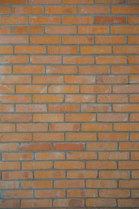 Orange Brick Wall Vertical Texture And Background Stock Photo Image