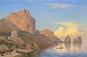 Fjodor Andrejewitsch Klages -Veduta di Capri 1860 | Bellissimi dipinti ...